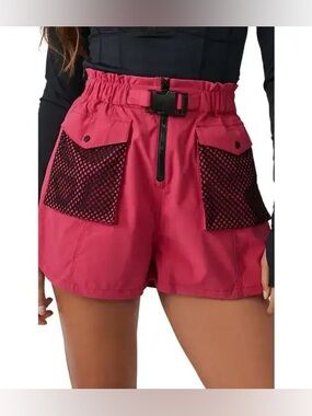 FP Movement by Free People Adventure Shorts in Lovestruck Pink